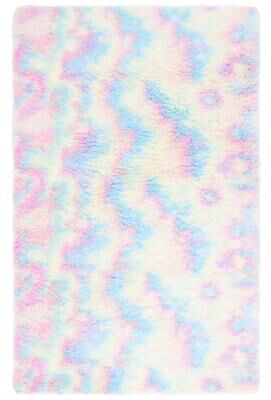 SAFAVIEH Rainbow Shag George Shag Rug