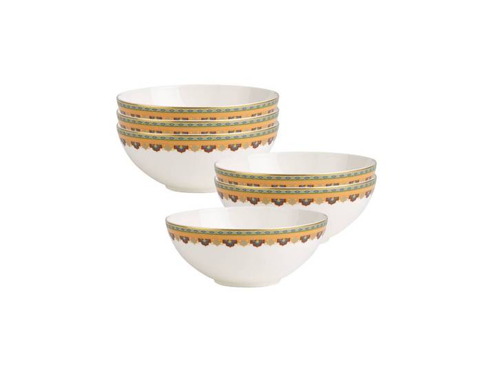 DESSERTSCHALEN Samarkand Mandarin bunt ø 13 cm 6er Set
