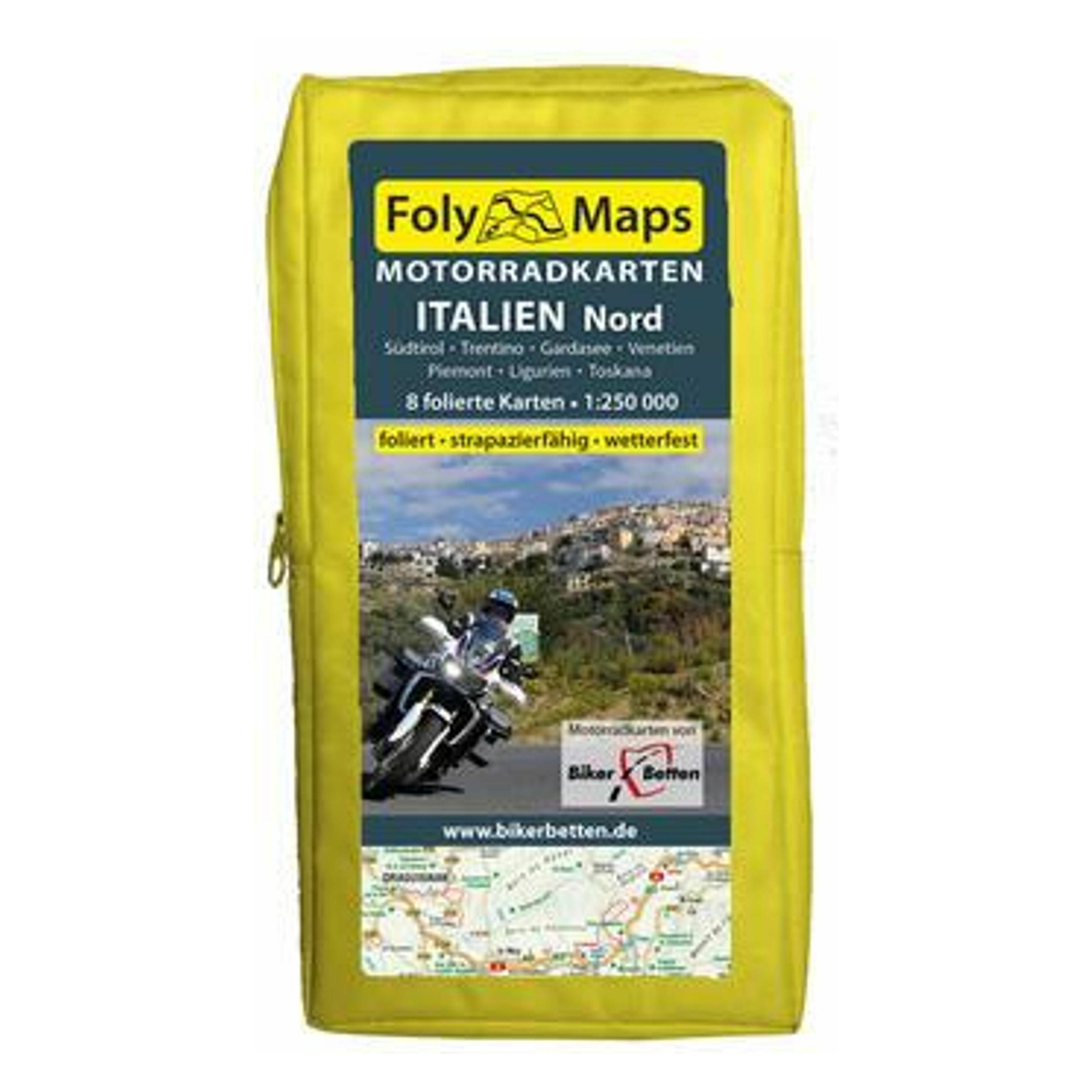 Geo-Center FolyMaps Motorradkarten Italien Nord (50029796)
