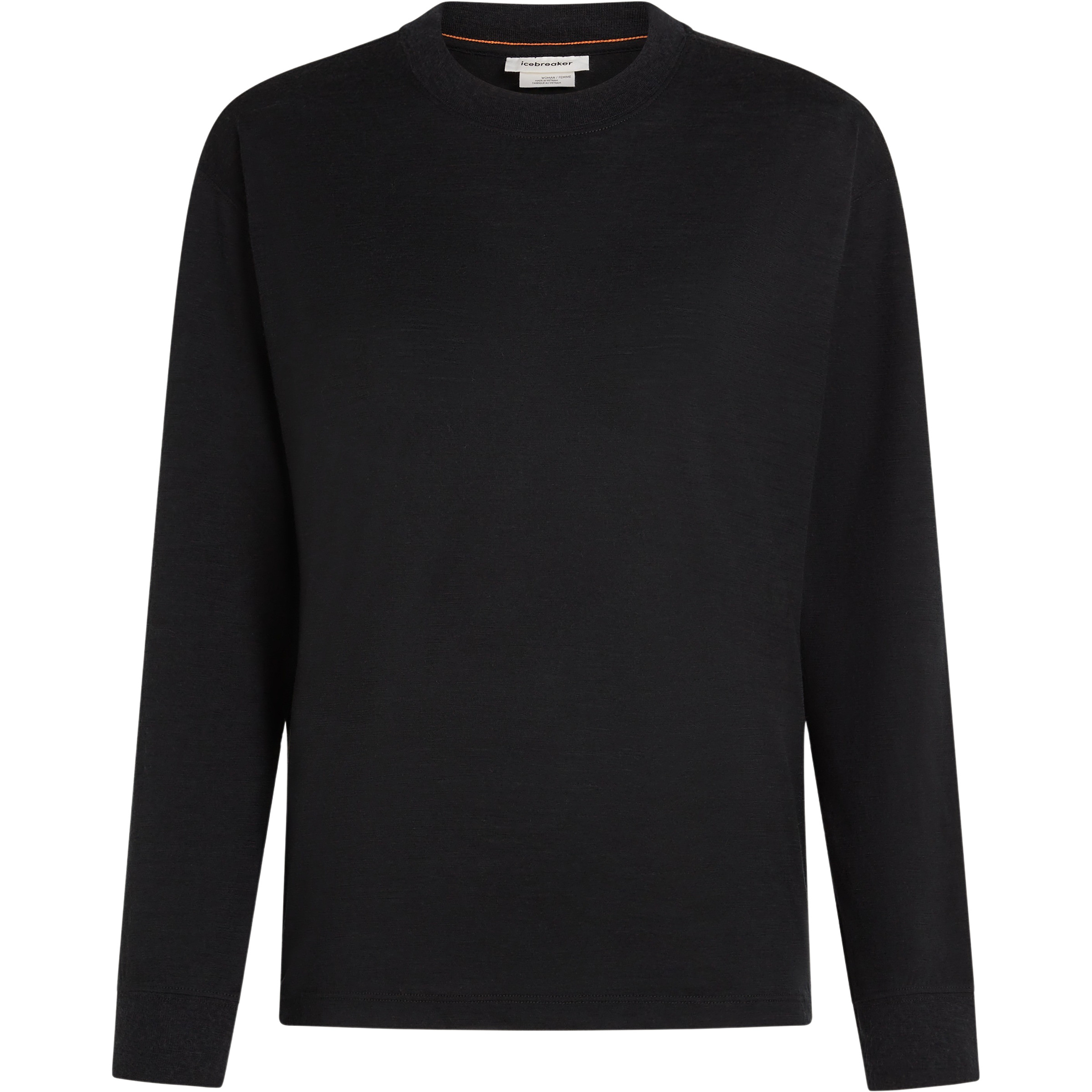 Icebreaker Merino 150 Tech Lite Relaxed Damen Longsleeves Merino schwarz Größe S Trekking Hautfreundlich Merinowolle