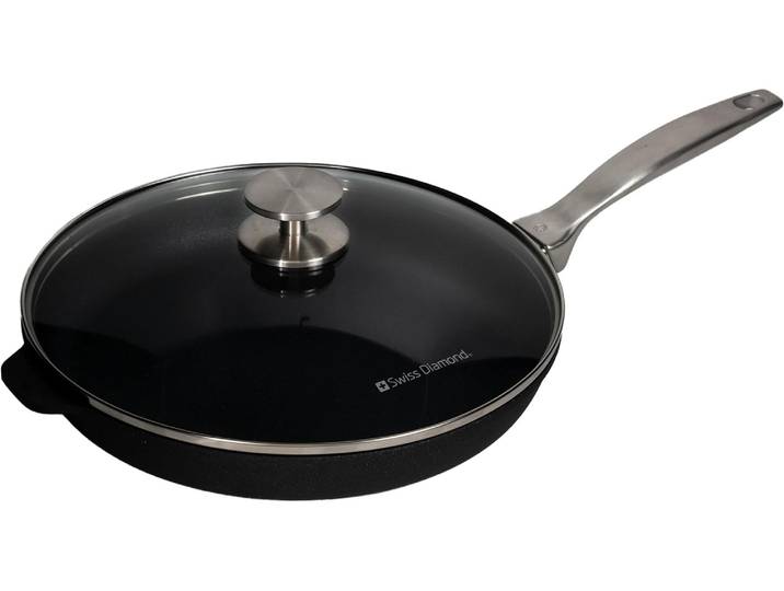 Bratpfanne SWISS DIAMOND CXD , schwarz (silberfarben), Ø:28cm, Pfannen, Bratpfanne