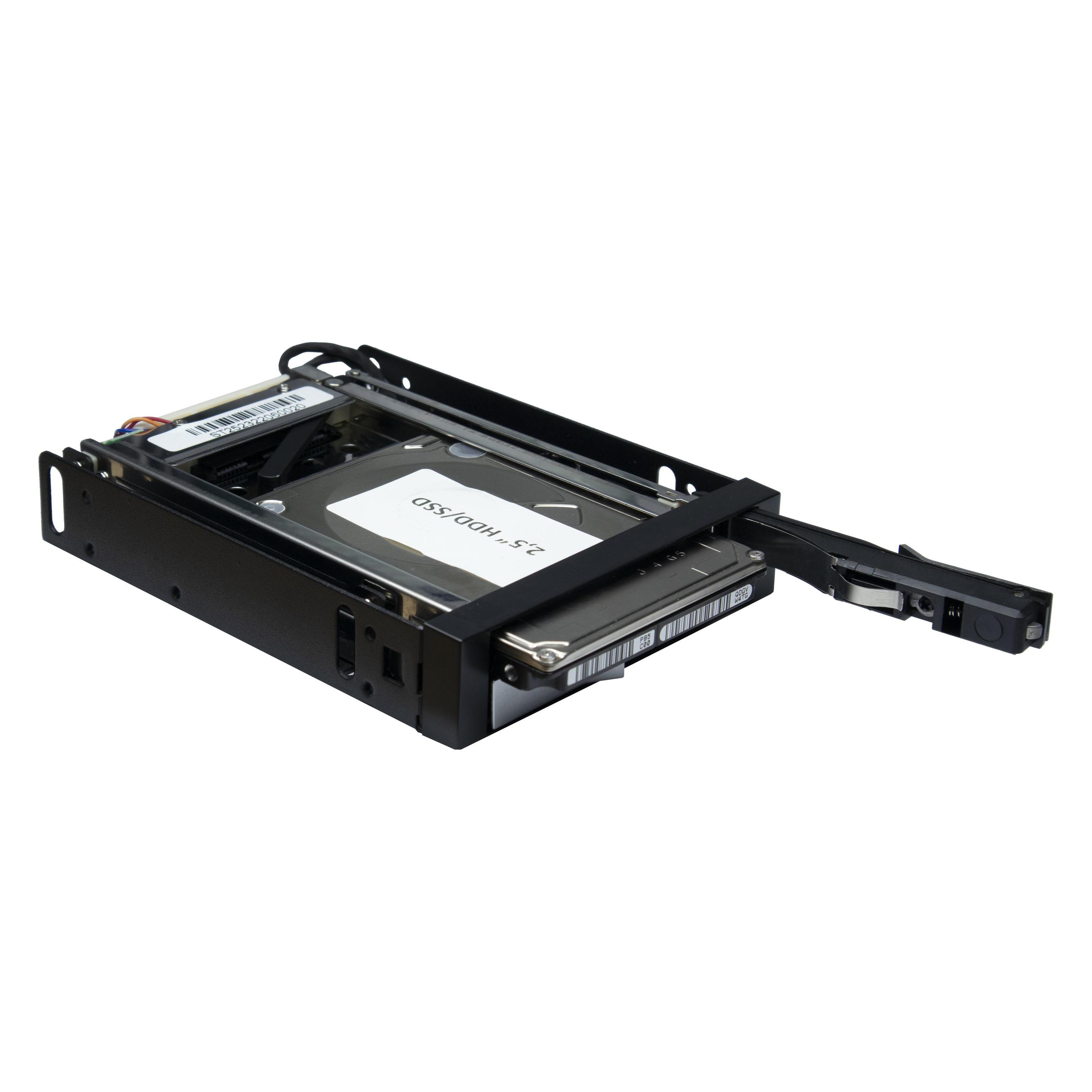 Intertech Inter-Tech Wechselrahmen 1x3,5" ST-2523 für 2x2,5"Festplatte (88887363)