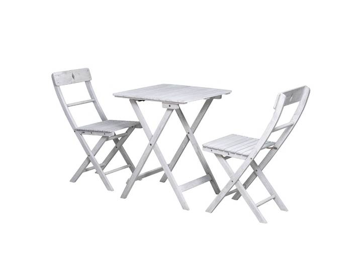 Balkonset Torrig 3-teilig Grau