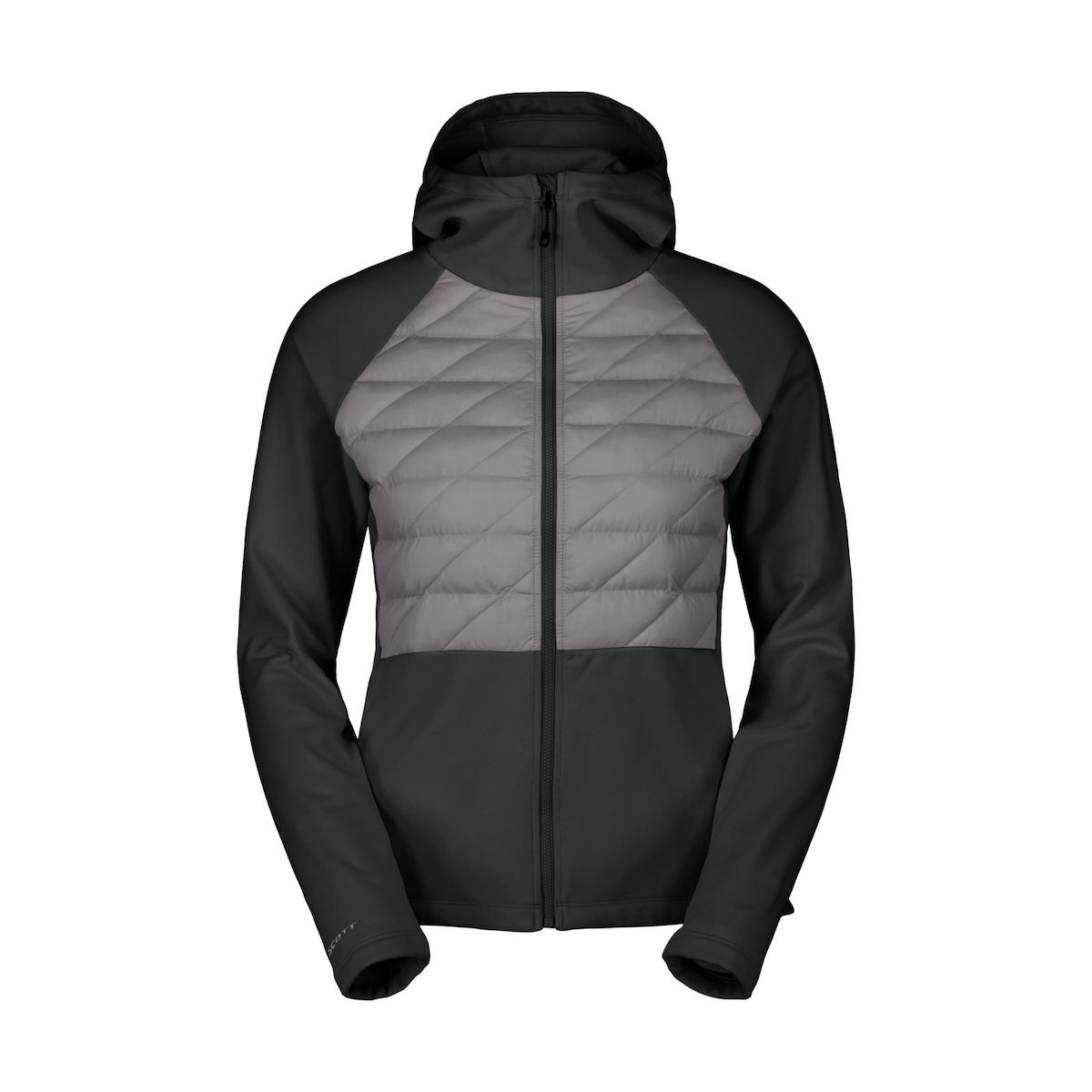 Scott Hoody W's Defined Warm Hybrid evening grey/black (8144) XS 4226668144004