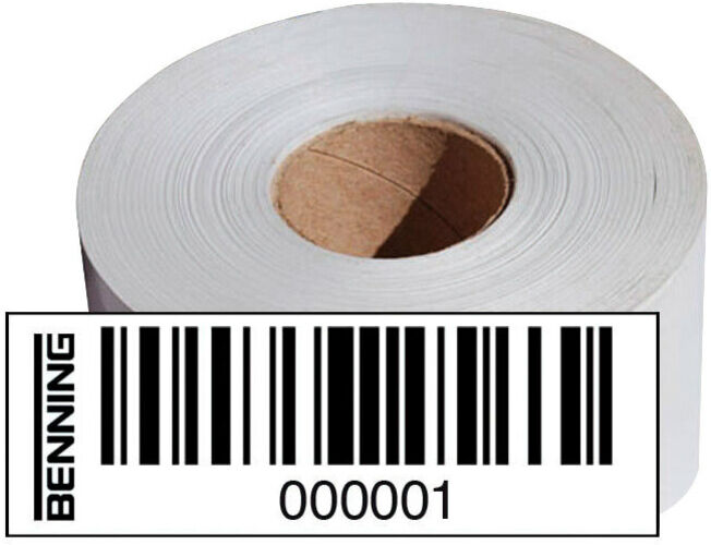 BENNING Étiquettes de code-barres n° 2001-3000 (756303)