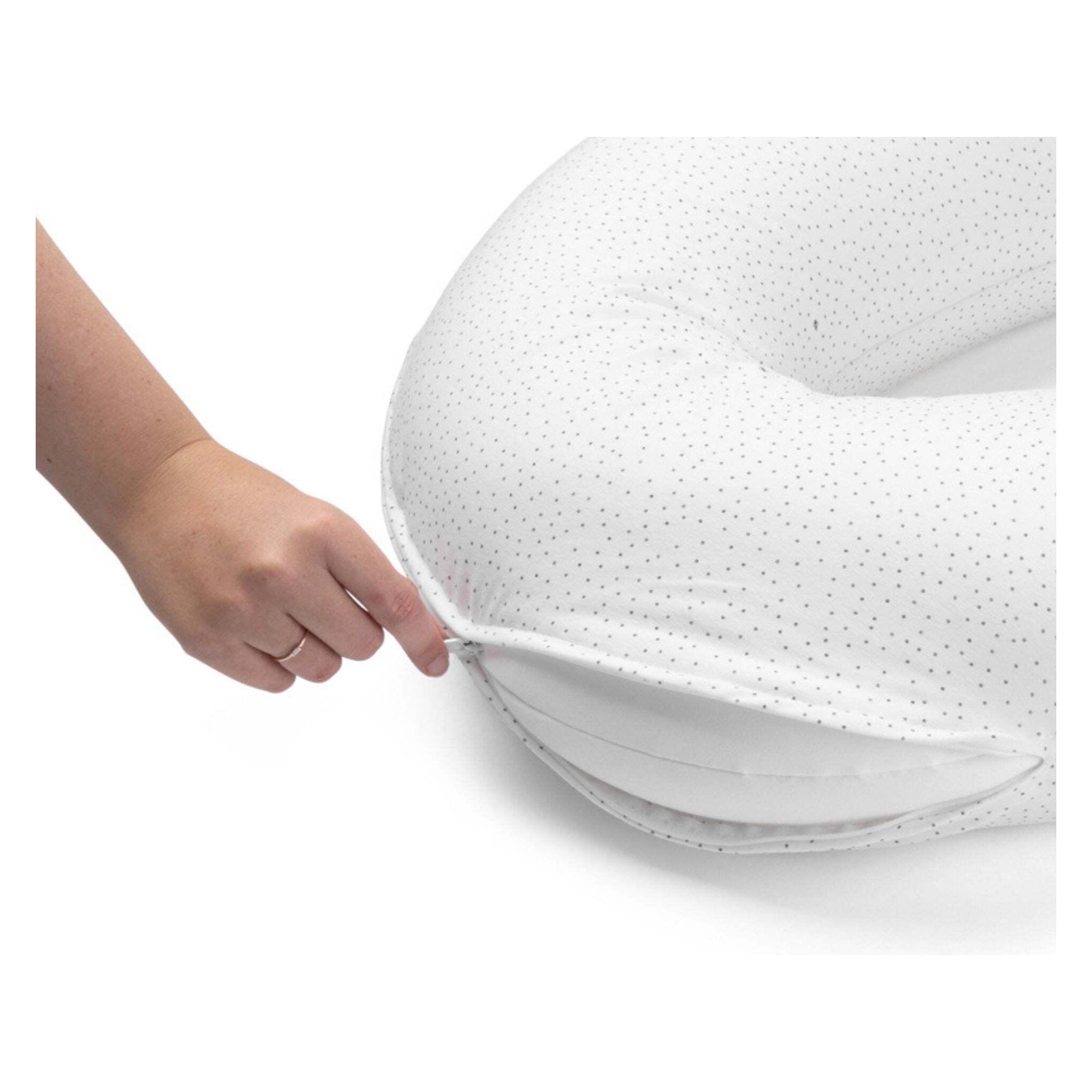 Doomoo Softy Nursing Pillow Cover, silver dots (61561403)