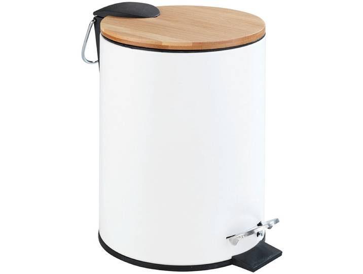 Wenko Afvalemmer 3L Tortona Wit