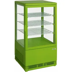SARO Mini-Umluftkühlvitrine Modell SC 70 grün