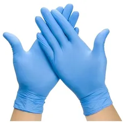 MONOUSO - NitrilHandschuhe Puderfrei Blau Größe M AQL 1.5 (100 Stück)