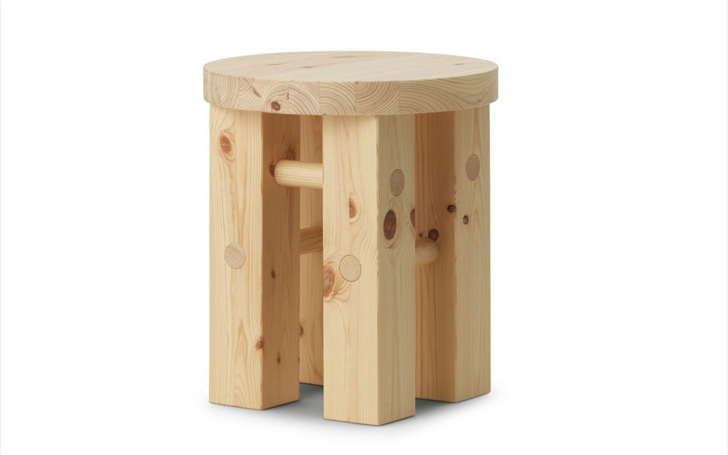 Normann Copenhagen Hocker (Kiefer) Kiefer