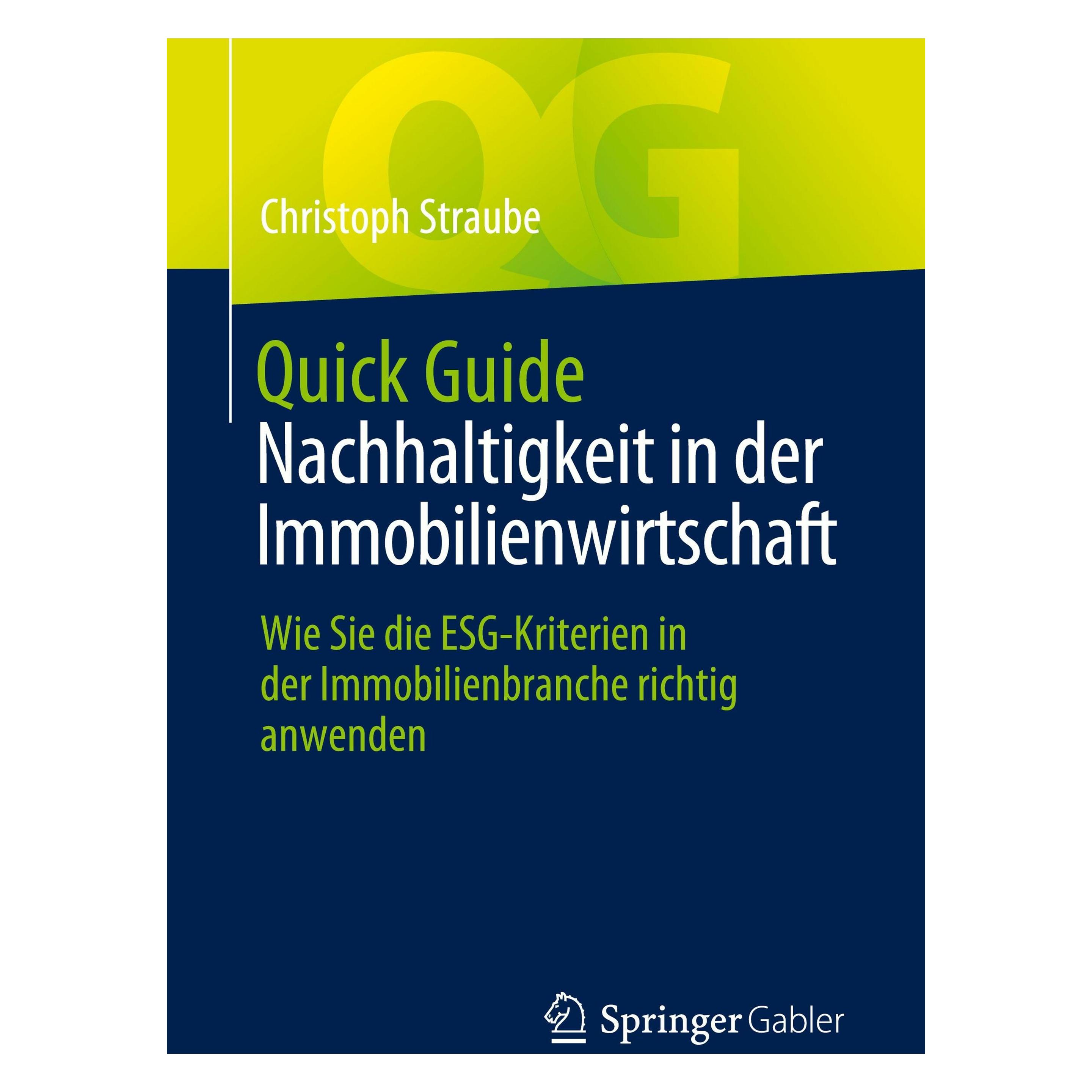 Springer Straube:Quick Guide Nachhaltigkeit in d (Deutsch, Softcover, Christoph Straube) (45210025)