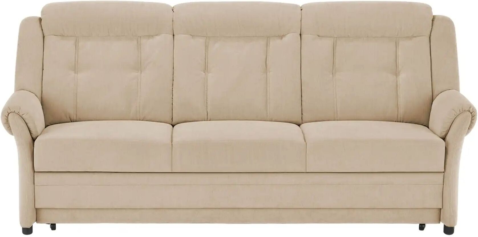 Polstermöbel Oelsa Einzelsofa mit Vorziehfunktion Andorra ¦ beige ¦ Maße (cm):