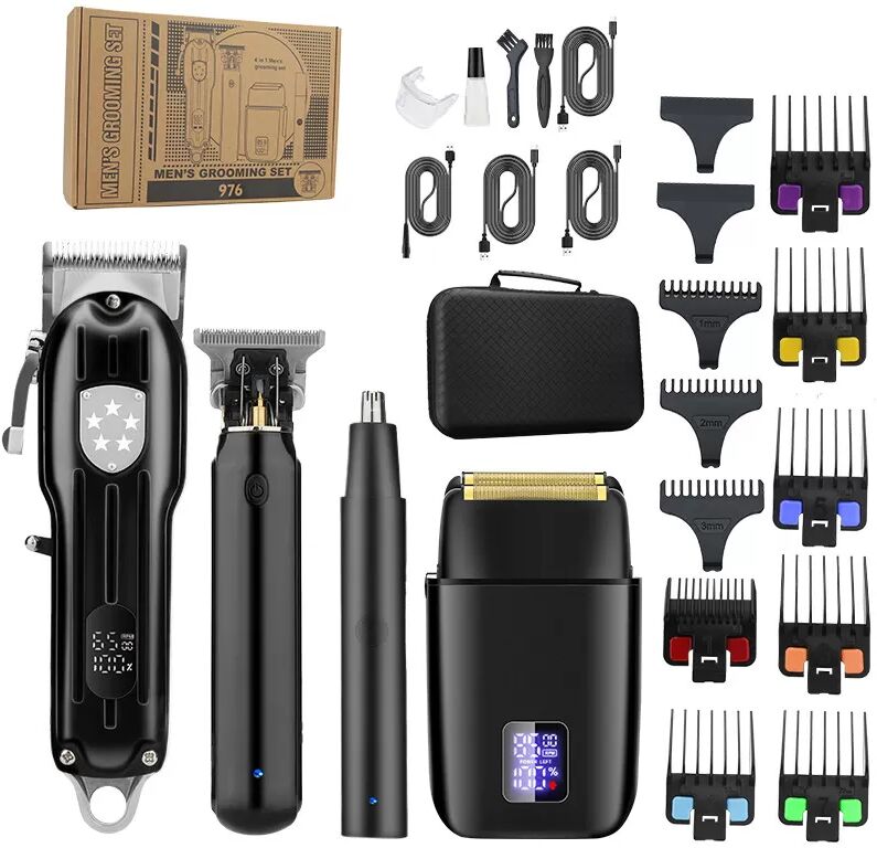 INF Professioneller Haarschneider-Set 976 Schwarz
