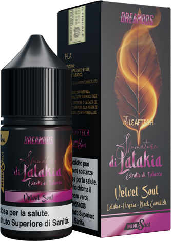 Dreamods Velvet Soul Aroma Mini Shot 10ml Tabacco Latakia Virginia Black Cavendish