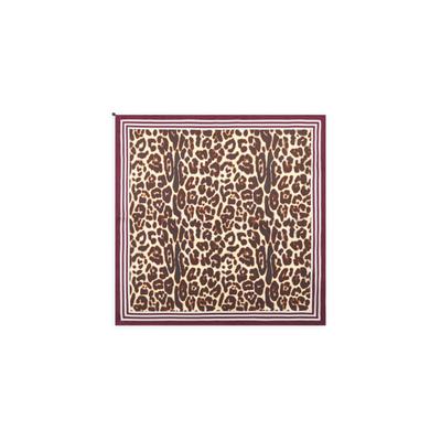 Modetuch CODELLO "Codello Tuch", Damen, braun (kamel), Obermaterial: 100% Seide silk., Modetücher, mit Leo-Muster