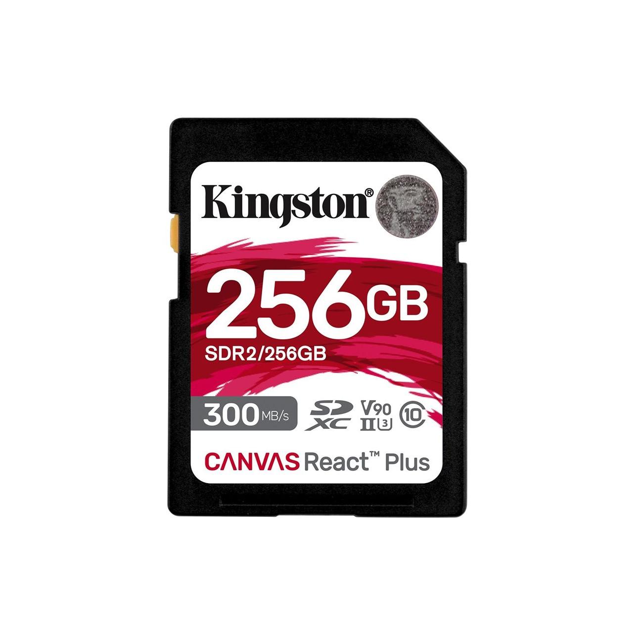 Kingston Canvas React Plus (256 GB, SDXC, U3, UHS-II) (SDR2/256GB)