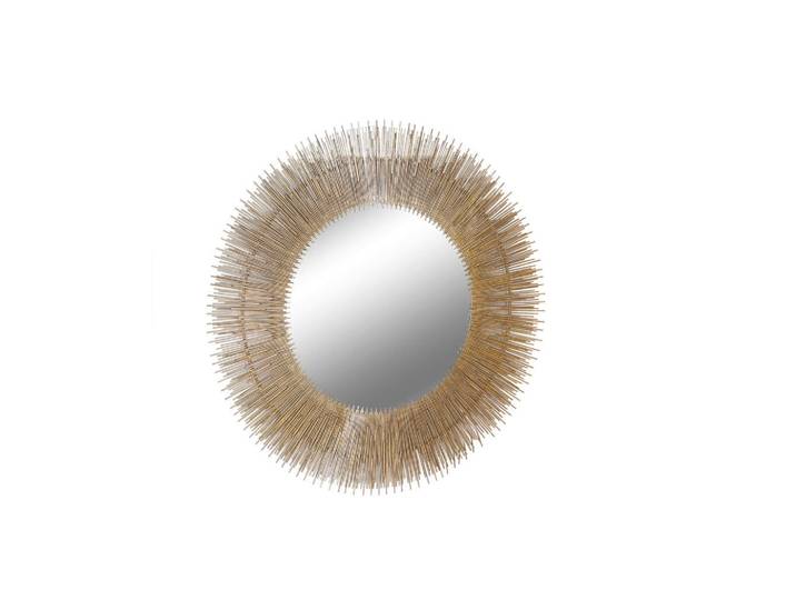 Wandspiegel, Glas, rund, 92x92x4 cm, Spiegel, Wandspiegel