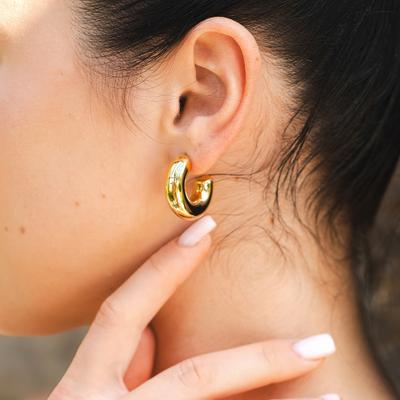 Paar Ohrhänger ADELIA´S "Ohrringe aus Edelstahl", Damen, Gr. Damen, Edelstahl, gold, Ohrringe, Perfekt zum Verschenken an besondere Menschen