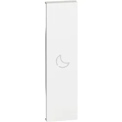 Legrand KW01MHBED LivingNow 1-mod. Tastenabdeckung für MyHome mit Symbol ”Nacht”, Farbe White