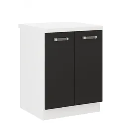 Küchen Unterschrank 60 cm für das Modell „Omega 240 Schwarz + Weiss“