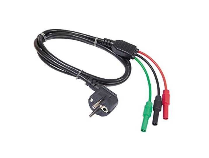 Meetkabel voor geaard stopcontact