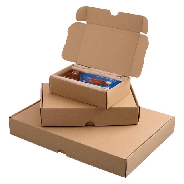Smartboxpro Maxibriefkarton, wieder verschliessbar, Innenmass: 330 x 242 x 45 mm, braun (25 Stk.) (211107925)