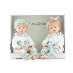 Marina & Pau Spanische Zwillingspuppen im Pitus Zoo weinen