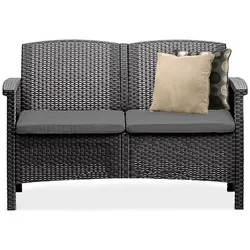 Venus 2-Sitzer Gartensofa graphit