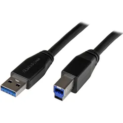 StarTech USB A – USB B (10 m, USB 3.2 Gen 1), USB Kabel