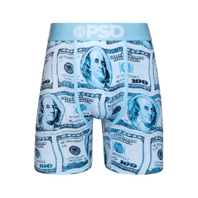 Boxershorts PSD "BLUE BENS Herren", Herren, Gr. S, blau (multi), 88% Polyester, 12% Elasthan, Unterhosen