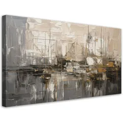 LEINWANDBILD Moderne Abstraktion Minimalismus 80x40cm