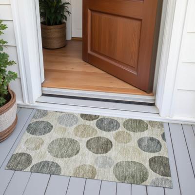 Addison Rugs Machine Washable Indoor/Outdoor Whimsy Dots Chantille Rug