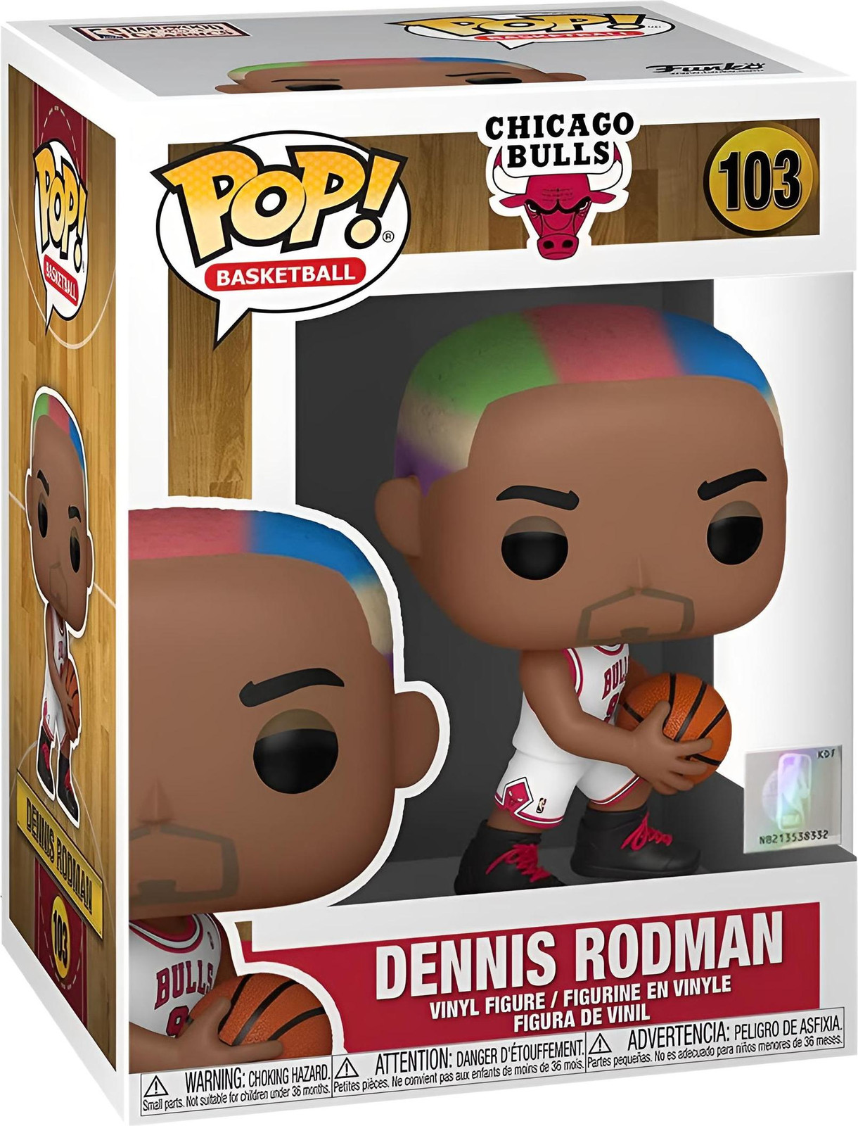 Funko Pop! NBA Chicago Bulls Dennis Rodman Vinyl figuur