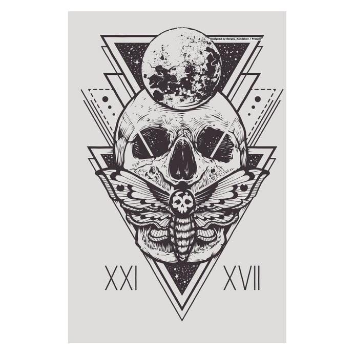 epubli Heavy Metal Skull Totenkopf Notizbuch für Metal und Rock Fans punktiert dotted 68 Seiten (Gepunktet) (56148670)