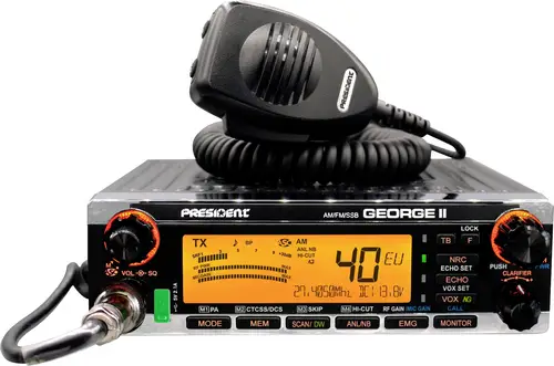 President GEORGE II, AM/FM/SSB, PC 40359 CB-Funkgerät