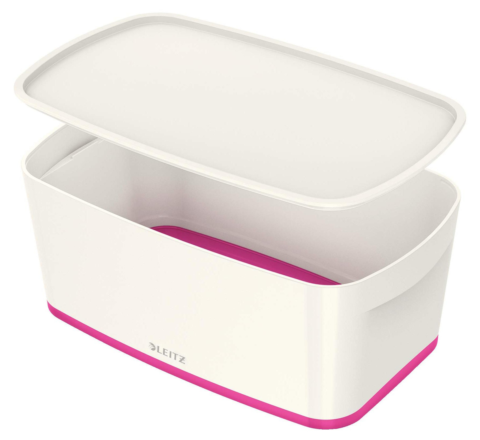 Leitz MyBox Opbergbox Klein A5 met deksel wit/roze