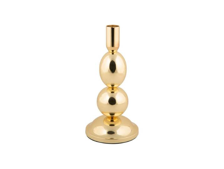 Kerzenhalter Korin Medium – Glamourös aus Eisen - Gold - Luxusbetten24