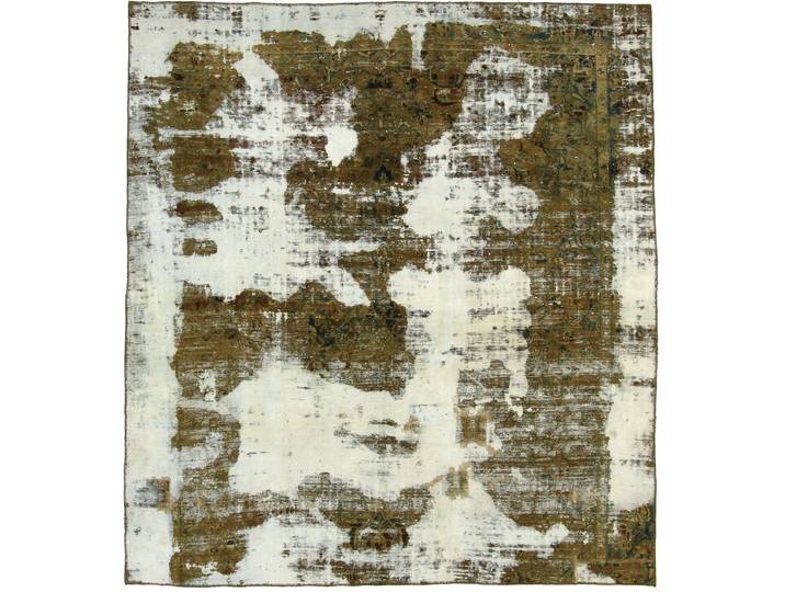 Vintage Royal Teppich 225x244 Handgeknüpft Modern Orientteppich Perserteppich Quadratisch Wolle