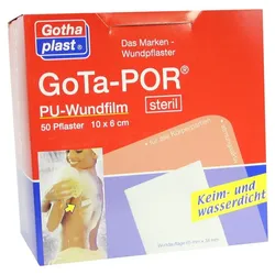 GOTA POR PU Wundfilm 10x6cm steril 50 St