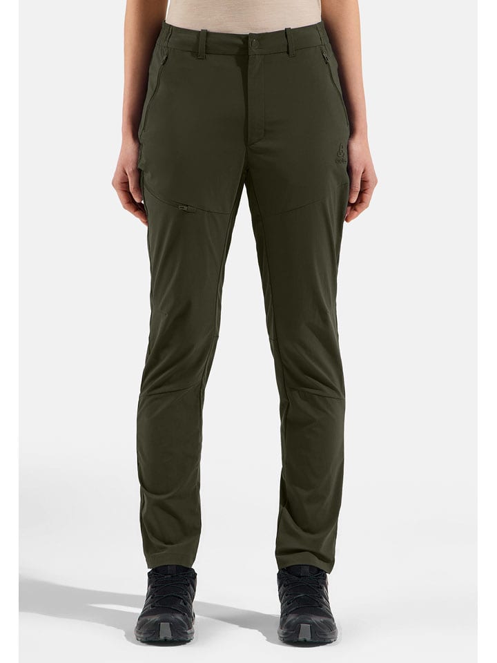 Odlo Funktionshose "Ascent Light" in Khaki - 42