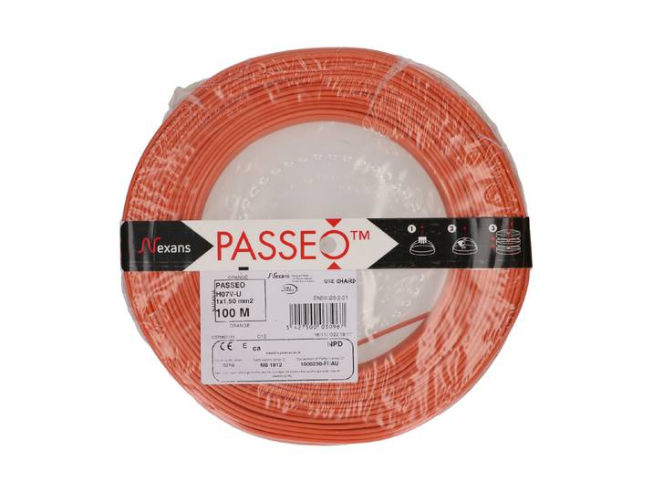 Max Hauri AG T-Draht H07V-U1X1.5 orange