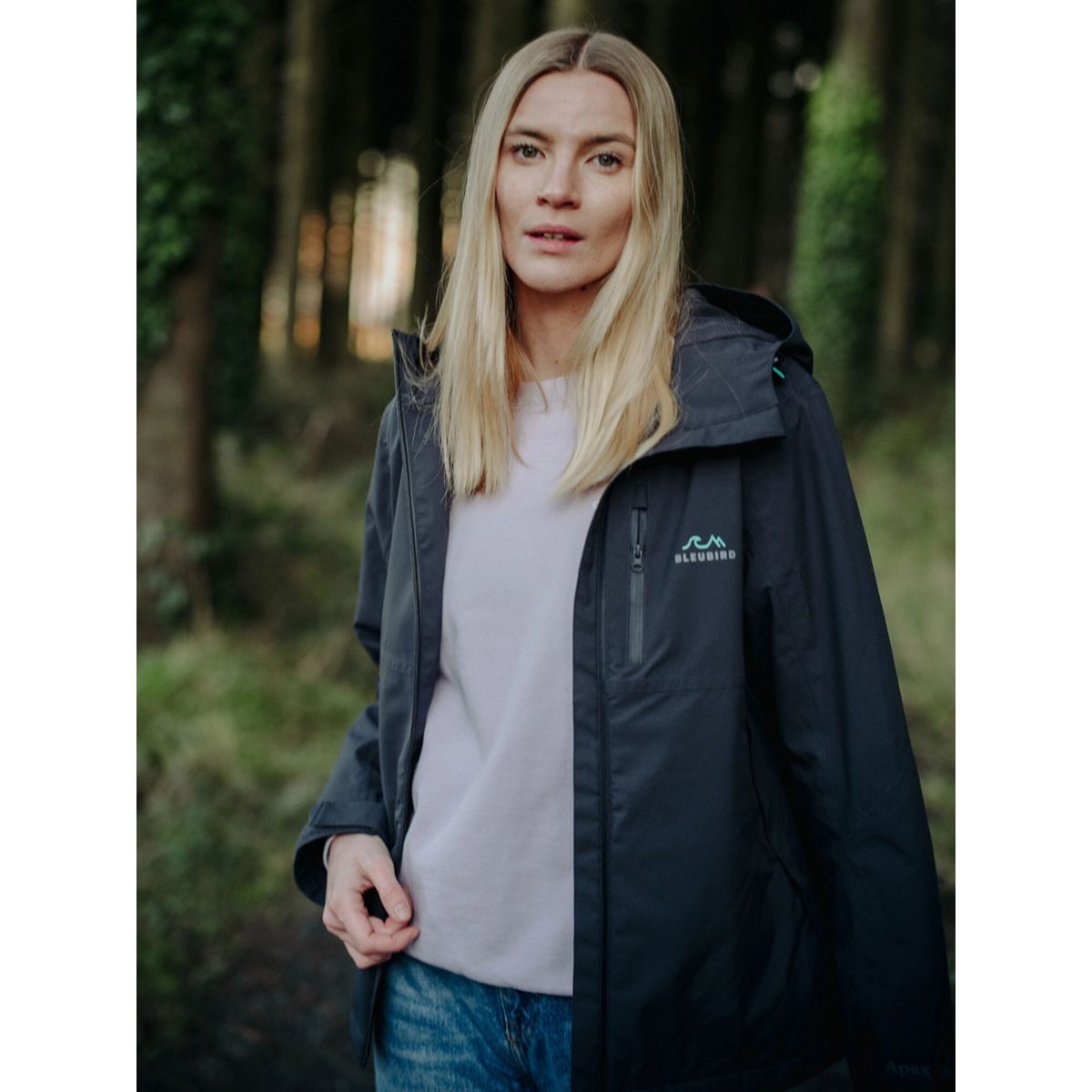 Bleubird Arpette Jacket - Womens - Charcoal charcoal XL ARP001F-CHR-XL