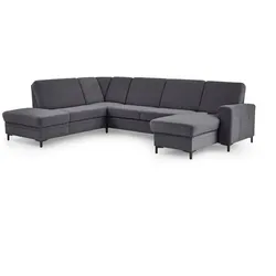 ComfortPlan Wohnlandschaft Canada Stoff Grau Anthrazit