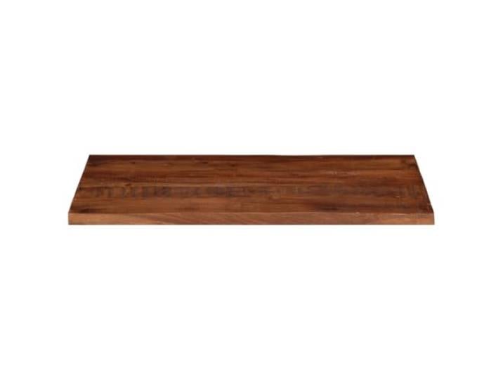 KTHLBRH Rechteckige Tischplatte 120 x 70 x 2,5 cm aus recyceltem Massivholz Rustikales Design, pflegeleichte Oberfläche, kombinierbar mit verschiedenen Unterlagen, handgefertigtes Unikat