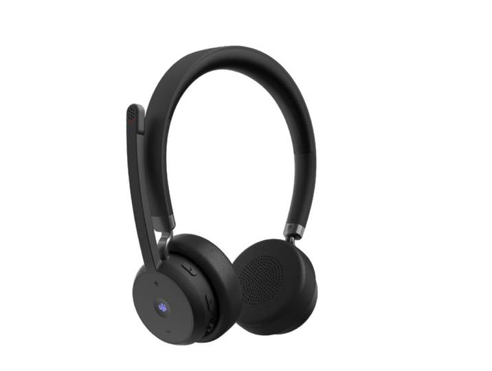 Lenovo Wireless VoIP Headset, Sans fil, Bureau/Centre d'appels, 20 - 20000 Hz, 140 g, Casque, Noir 4XD1M80020