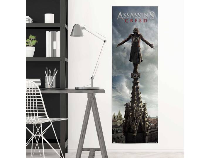 Poster Assassins Creed Material: Papier Motiv: Spielen, Games & Spielzeug Schwarz/Schwarz 53 x 158 x 0cm