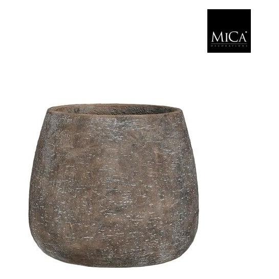 Mica Blumentopf "Hector", Keramik, Ø 38 cm, Farbe: Braun (38 x 32 cm) (77315128)