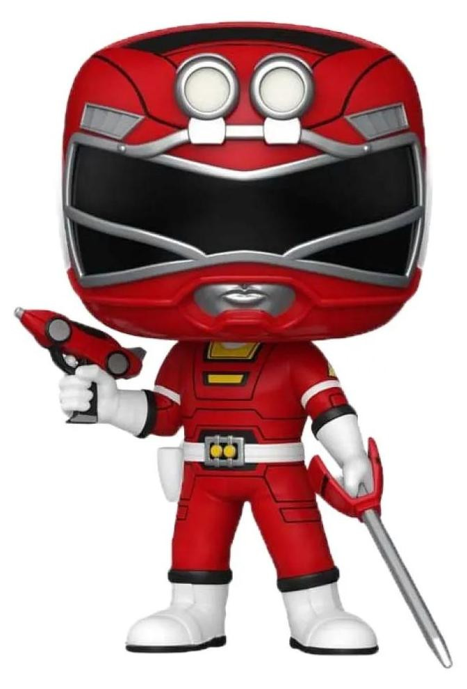 Funko POP! Films Vinyl Figuur Power Rangers Generations Tommy Turbo Rode Ranger, 9 cm