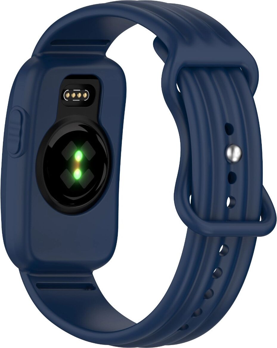 INF Einteilige Silikon-Schutzhülle und Ersatzarmband, kompatibel mit Garmin CIRQA Blau