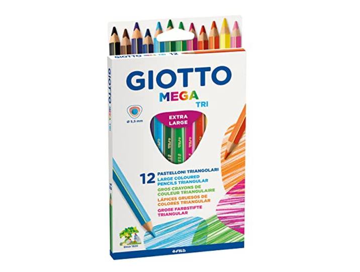 Giotto Kredki Mega Tri 12 sztuk